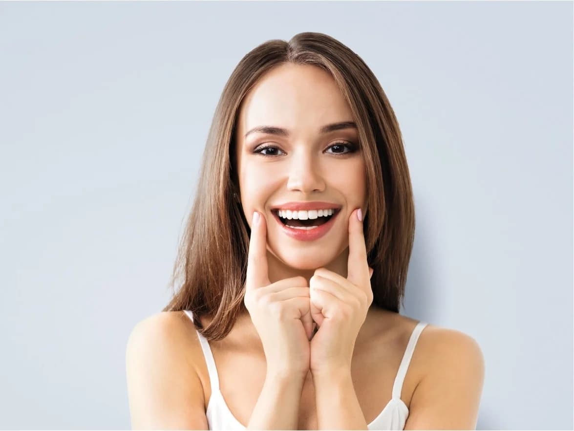 Professionelle Dentalhygiene Behandlung